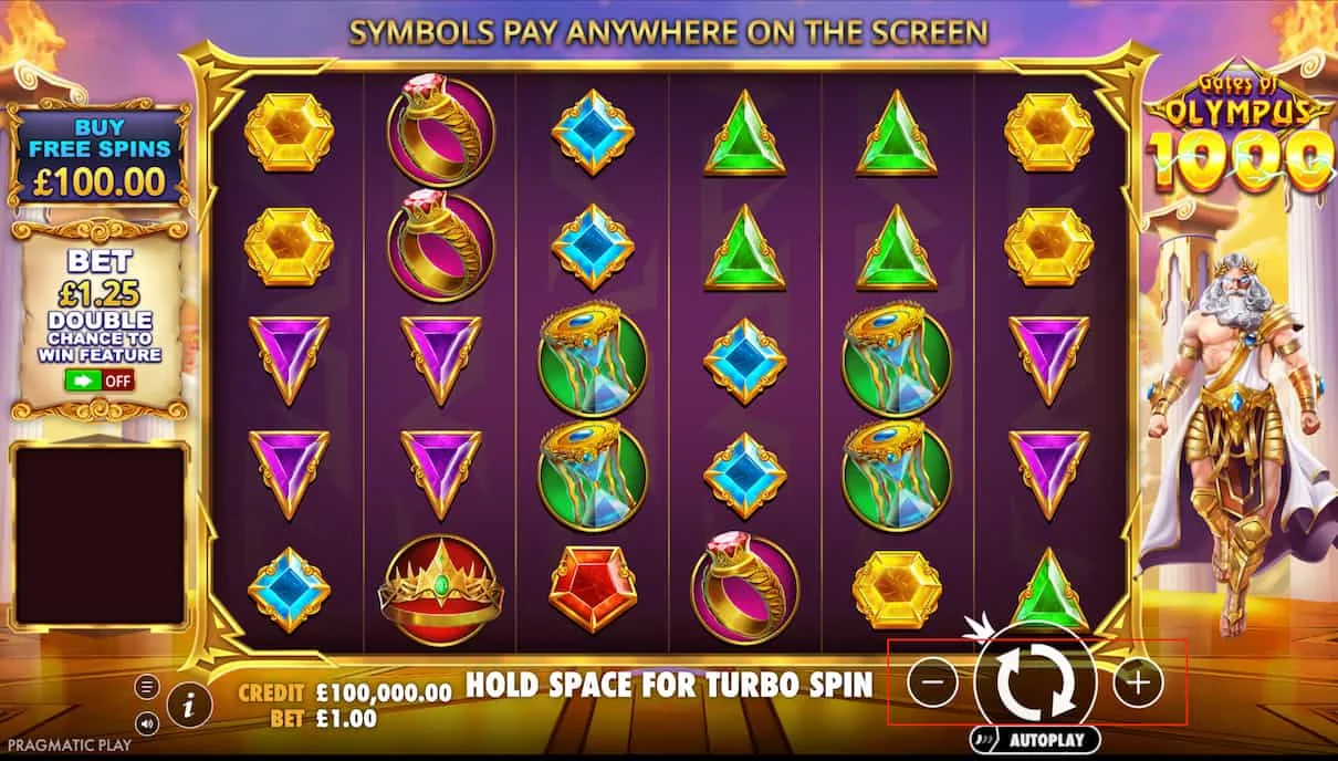 Gates of Olympus 1000 Schermata 1